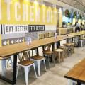 Kitchen Loft - MapleTree Business City | Product Seen: [Dojo Low Stool – Wood Seat, Duncan Dining Table, Industrial Stool Galvanised + Wood & Kiki Stool><br />